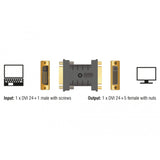 Dellock DVI 24 + 1 mâle à DVI 24 + 5 Adaptateur féminin