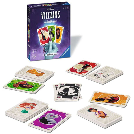 Jeu de cartes des méchants Ravensburger Disney (néerlandais, 3 - 6 joueurs, 15 minutes, à partir de 8 ans)