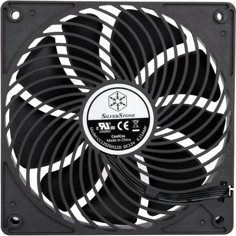 Ventilateur de boîtier Silverstone Air Penetrator 120i Pro (noir, 120 x 120 x 25 mm, PWM)