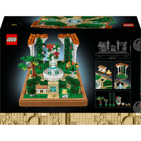 Lego icônes 10359 jardin avec fontaine