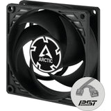 Ventilateur de boîtier Arctic p8 pwm pst (noir, 80 x 80 x 25 mm)