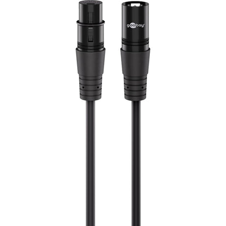 Goobay xlr-aansluitkabel (zwart, 5 meter)
