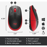 Logitech M190 Souris sans fil pleine grandeur
