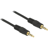 Delock Câble 3,5 mm mâle > 3,5 mm mâle (noir, 1 mètre)