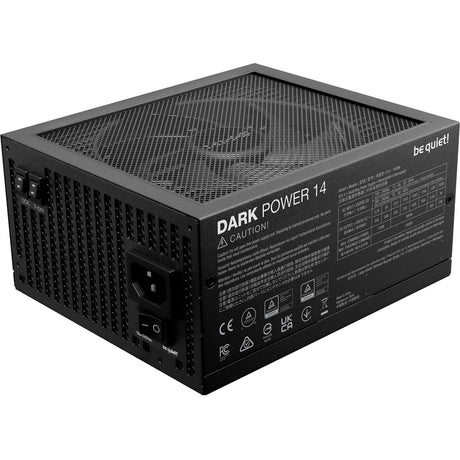 Soyez silencieux! alimentation modulaire dark power 14 de 1 000 watts (noir, 1x 12v-2x6, 4x pcie)