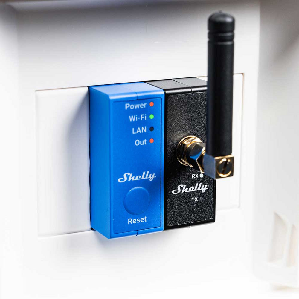 Module d'extension complémentaire Shelly pro lora (noir)