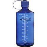Bouteille d'eau Nalgene à bouche étroite, gourde de 1 litre (bleu clair)
