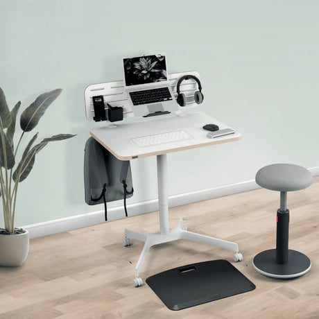 Leitz bureau assis-debout réglable en hauteur rectangulaire 65360001