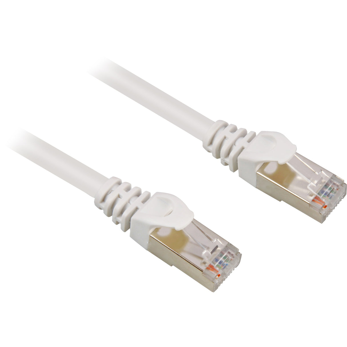 Câble réseau Sharkoon SFTP, RJ-45 avec Cat.6 (blanc, 1,5 mètres)