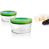 Boîtes de rangement sous vide Bosch, conteneur mmzv0sb2 (vert transparent, 2 pièces)