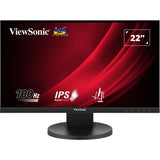 Moniteur Viewsonic vg2208a 22 (noir, 1x HDMI, 1x port d'affichage, USB-C, USB-A, son, 100 Hz)