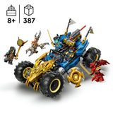 Lego Ninjago - jouet de construction de voiture transformable de Jay (71856)