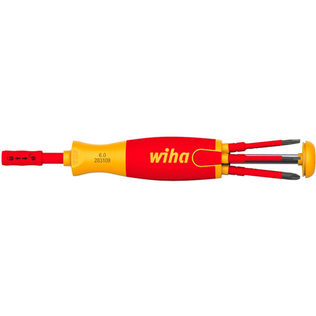 Wiha tournevis avec chargeur d'embouts électrique (rouge jaune)