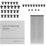 Boîtier mini-tour numérique Deepcool ch170 (noir | 2x USB-A | 1x USB-C)