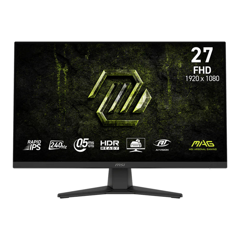 Moniteur de jeu MSI Mag 272F x24 27 (noir, 2x HDMI, 1x DisplayPort, AMD FreeSync, 240 Hz)