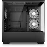 Sharkoon Elite Shark cm100 boîtier tour midi (noir | 2x USB-A | 1x USB-C | RVB | verre trempé)