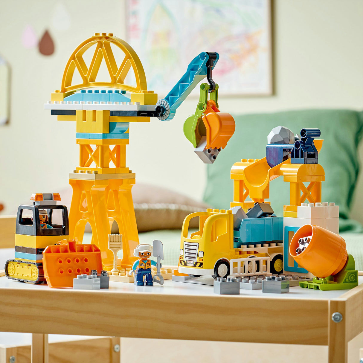 Lego duplo town 10476 3en1 chantier et véhicules