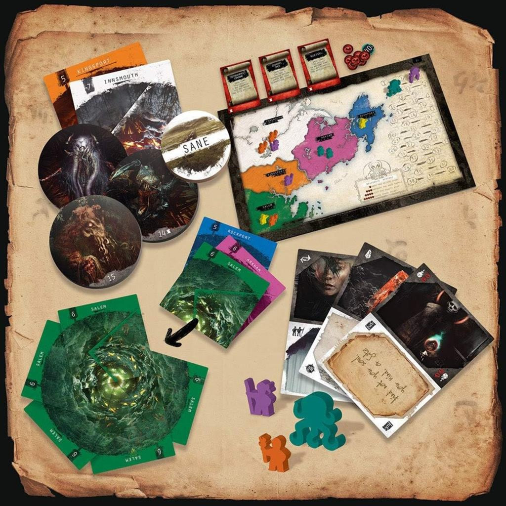 Réseau de joueurs européens Gates of Delirium, jeu de société (anglais, 2 à 4 joueurs, 45 minutes, à partir de 14 ans)