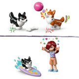 Lego Friends 42641 s'amuser en surf et en scooter avec les chiens