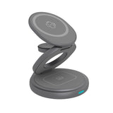 Icy box – chargeur sans fil pliable 3 en 1 (anthracite, ib-sh101-ch)
