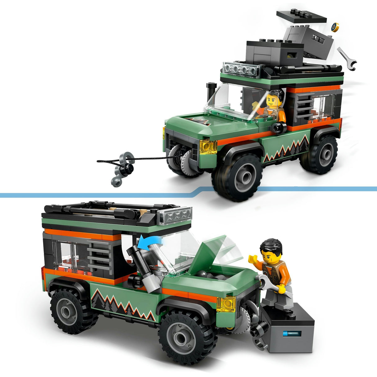 Lego city 60447 Véhicule tout terrain 4x4 pour la montagne