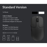 Souris de jeu sans fil Keychron m2 (noire)