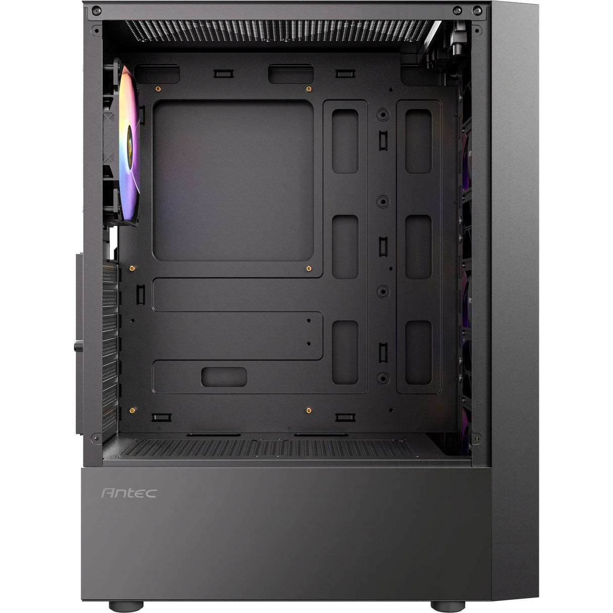 Boîtier tour midi Antec ax27 rgb Elite (noir | 3x USB-A | verre trempé)