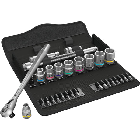 Wera 8100 SB 11 Set Set Metal Ratest Metal Zyklop, 3 8