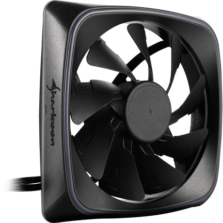 Sharkoon RVB Shark Lights Ventilateur de boîtier (Noir, 120 x 120 x 25 mm)