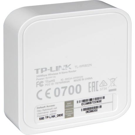 TP-LINK TL-WR802N Wireless N Nano Router 300Mbps