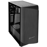Boîtier Silverstone Seta A1 Midi Tower (titane noir | 2x USB-A | 1x USB-C | RGB | verre trempé)