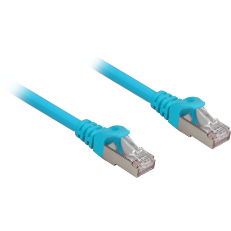 Câble réseau Sharkoon SFTP, RJ-45 avec Cat.6a (bleu, 1 mètre, sans halogène)