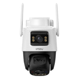 Imou aov dual lens 5mp+5mp buitencamera (wit, 3k, 4g lte, wifi 6, solar panel)