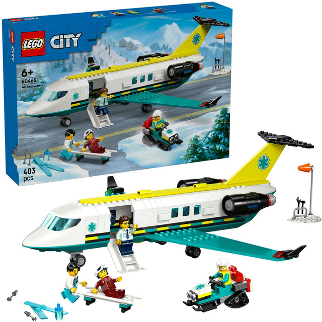 Avion ambulance Lego ® city, avion jouet - 60465