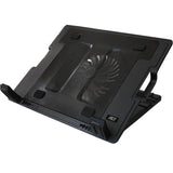 Support pour ordinateur portable Act ac8110, aluminium noir, plastique