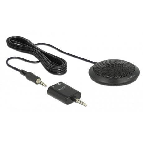 Microphone de table Delock (noir)