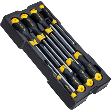 Stanley hand tools tournevis à poignée coussinée transmodule 8 pièces - stmt1-74181 - stmt1-74181