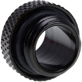 Alphacool eiszapfen double raccord g1 4 filetage extérieur vers g1 4 raccord fileté extérieur (noir, pour tuyaux souples (PVC, silicone, néoprène))