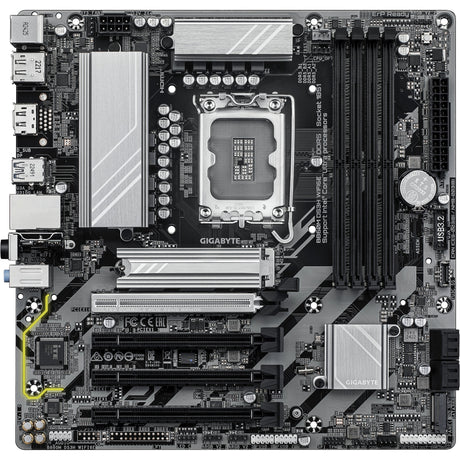 Carte mère Gigabyte B860M DS3H WiFi 6E Socket 1851 (RAID, LAN 2,5 Go, WiFi 6E, BT, Son, µATX)