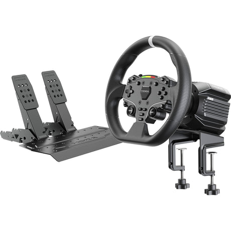 Moza r5 pro bundle stuur (zwart, basis, stuur en pedalen)