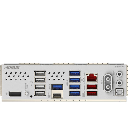 Carte mère Gigabyte B850M Aorus Elite WiFi6E Ice Socket AM5 (blanc argenté, RAID, 2,5 Go-LAN, WiFi 6E, BT, Sound, µATX)
