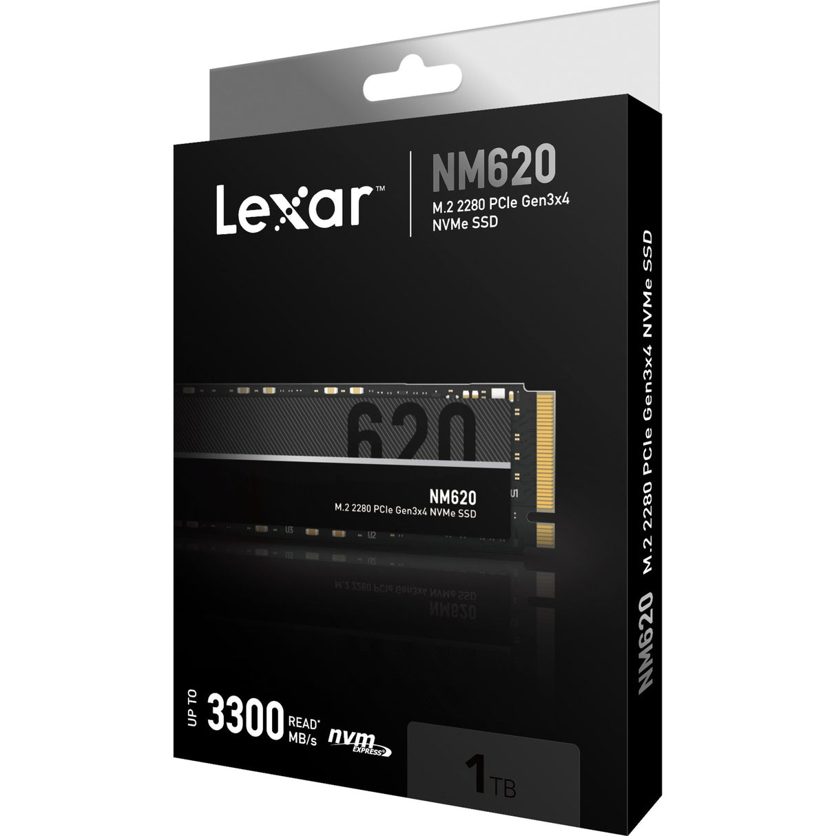 Lexar nm620, SSD 1 To (PCIe 3.0 x4, NVME 1.4, m.2 2280)