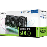 Carte graphique Pny Geforce RTX 5080 OC (DLSS 4, 3x Display Port, 1x HDMI 2.1)