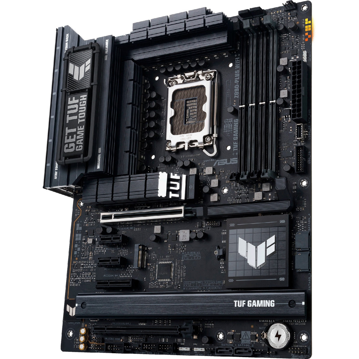 Carte mère Asus Tuf Gaming Z890-Plus WiFi Socket 1851 (RAID, 2,5 Go-LAN, WiFi 7, BT, Son, ATX)