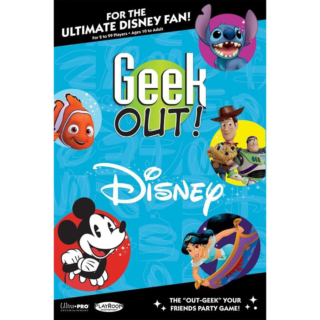 Le réseau de joueurs européens Disney est un geek ! jeu de cartes (anglais, 2 - 99 joueurs, 30 minutes, à partir de 10 ans)