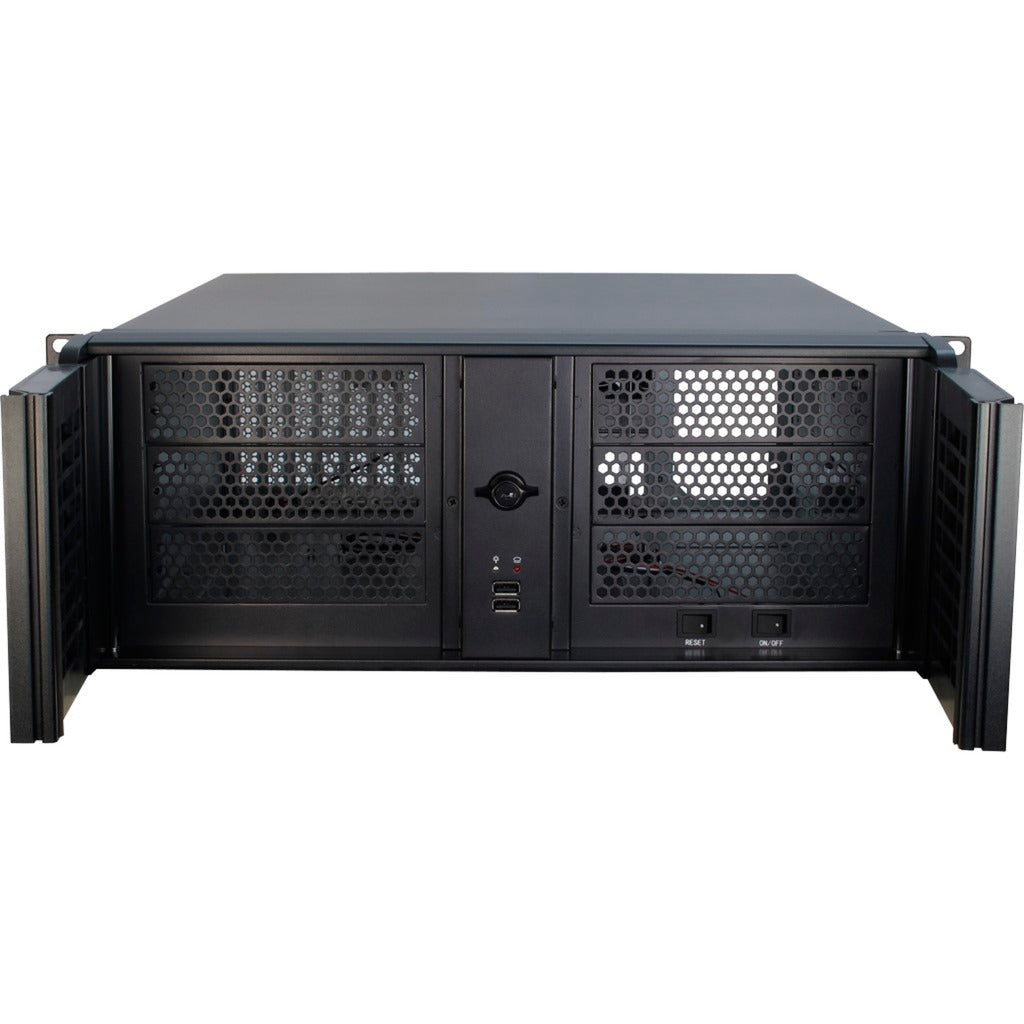Boîtier rack Inter-tech 4u-4098-s (noir | 2x USB-A)