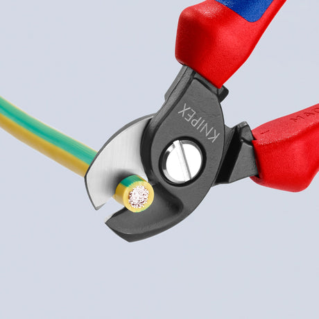 Knipex 95 12 165 coupe-câble pour cuivre et aluminium ø 15mm