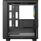 Boîtier tour midi Xyz pc gear atom (noir | 2x USB-A | 1x USB-C | verre trempé)