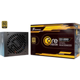 Alimentation modulaire Seasonic core gx-650-v2 de 650 watts (noir, 1x 12v-2x6, 2x pcie)