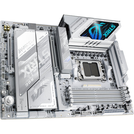 Asus rog strix x870e-a gaming wifi7 neo socket am5 moederbord (wit, raid, 5 gb-lan, wi-fi 7, bt 5.4, sound, atx)